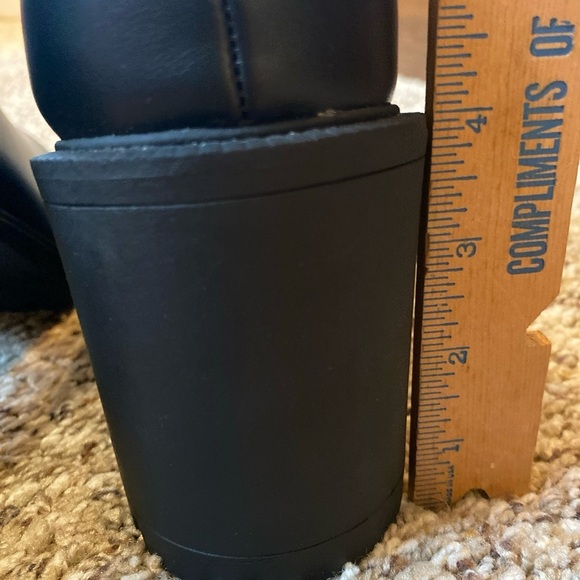 Womens Scoop Black Platform Chunky Heeled Boots Black size 11 - Picture 6 of 6